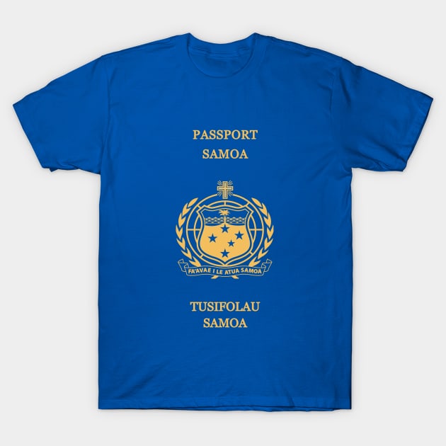 Samoa passport T-Shirt by Travellers